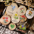 Vintage Floral Bouquet Transfer Stickers