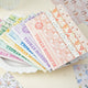 Vintage Floral Collage Scrapbooking Paper Set