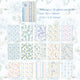 Vintage Floral Collage Scrapbooking Paper Set