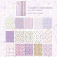 Vintage Floral Collage Scrapbooking Paper Set