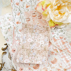 Ensemble de papiers pour scrapbooking à motifs floraux vintage