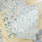 Ensemble de papiers pour scrapbooking à motifs floraux vintage