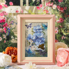 Papier de scrapbooking gaufré floral vintage | Pack d'éphémères