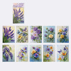 Papier de scrapbooking gaufré floral vintage | Pack d'éphémères