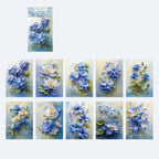 Papier de scrapbooking gaufré floral vintage | Pack d'éphémères