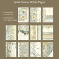Vintage Floral Pattern Scrapbooking Paper | Background Journaling Ephemera