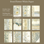 Vintage Floral Pattern Scrapbooking Paper | Background Journaling Ephemera