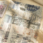 Vintage Floral Pattern Scrapbooking Paper | Background Journaling Ephemera