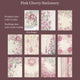 Vintage Floral Pattern Scrapbooking Paper | Background Journaling Ephemera