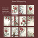 Vintage Floral Pattern Scrapbooking Paper | Background Journaling Ephemera