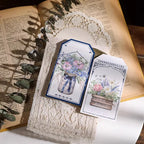 Vintage Floral Vellum Stickers | Soft Pastel Bouquet