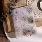 Vintage Floral Vellum Stickers | Soft Pastel Bouquet