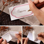 Vintage Frame Memo Stickers – Kraft Paper Notes