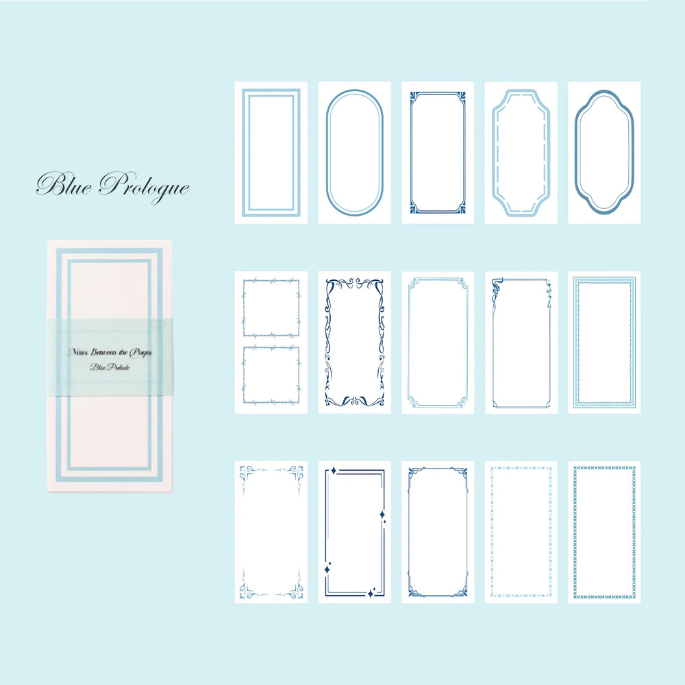 Vintage Frame Memo Stickers – Kraft Paper Notes