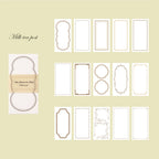 Vintage Frame Memo Stickers – Kraft Paper Notes