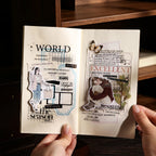 Vintage Frame Memo Stickers – Kraft Paper Notes