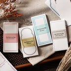 Vintage Frame Memo Stickers – Kraft Paper Notes
