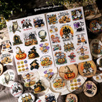 Vintage Halloween Transfer Stickers