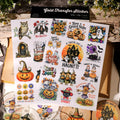 Vintage Halloween Transfer Stickers