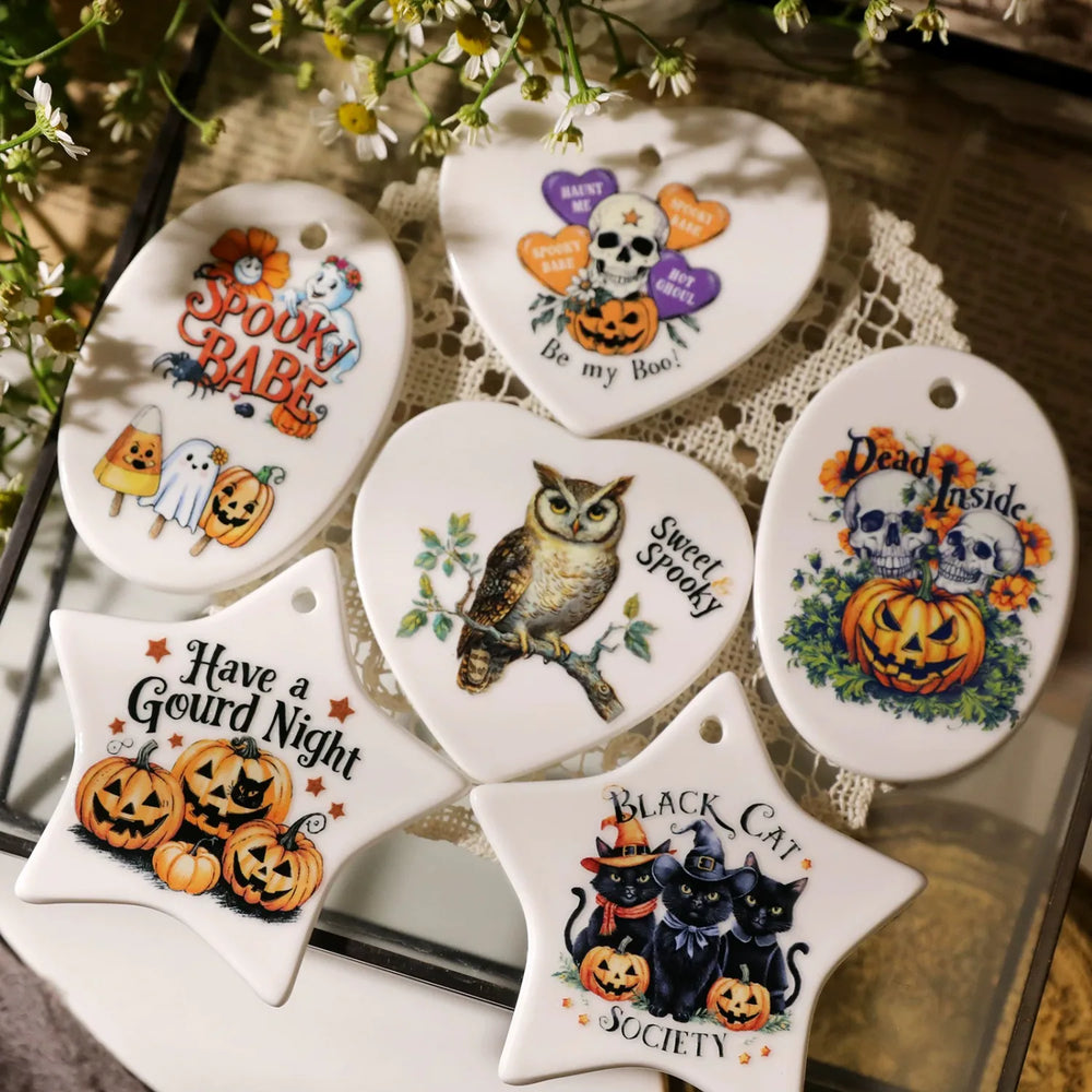 Vintage Halloween Transfer Stickers