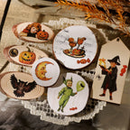 Vintage Halloween Rub-On Transfer-Sticker für Scrapbooking und DIY-Bastelarbeiten