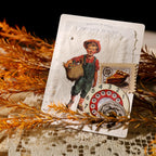 Vintage Halloween Rub-On Transfer-Sticker für Scrapbooking und DIY-Bastelarbeiten