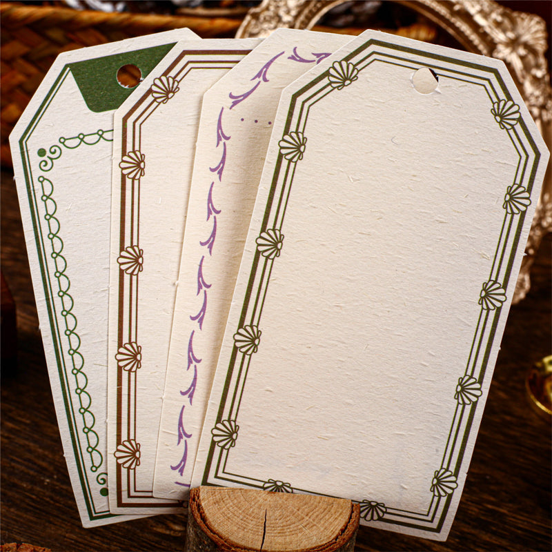 Vintage Journal Hangtags – Textured Paper Labels