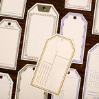 Vintage Journal Hangtags – Textured Paper Labels
