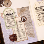 Vintage Journal Hangtags – Textured Paper Labels