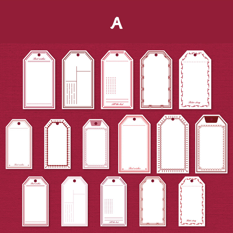 Vintage Journal Hangtags – Textured Paper Labels