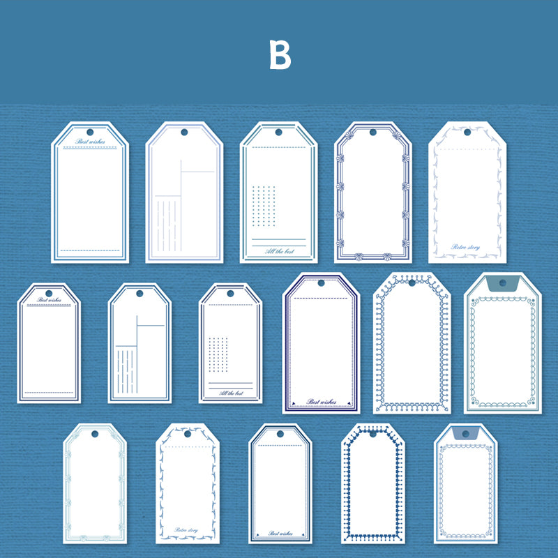 Vintage Journal Hangtags – Textured Paper Labels