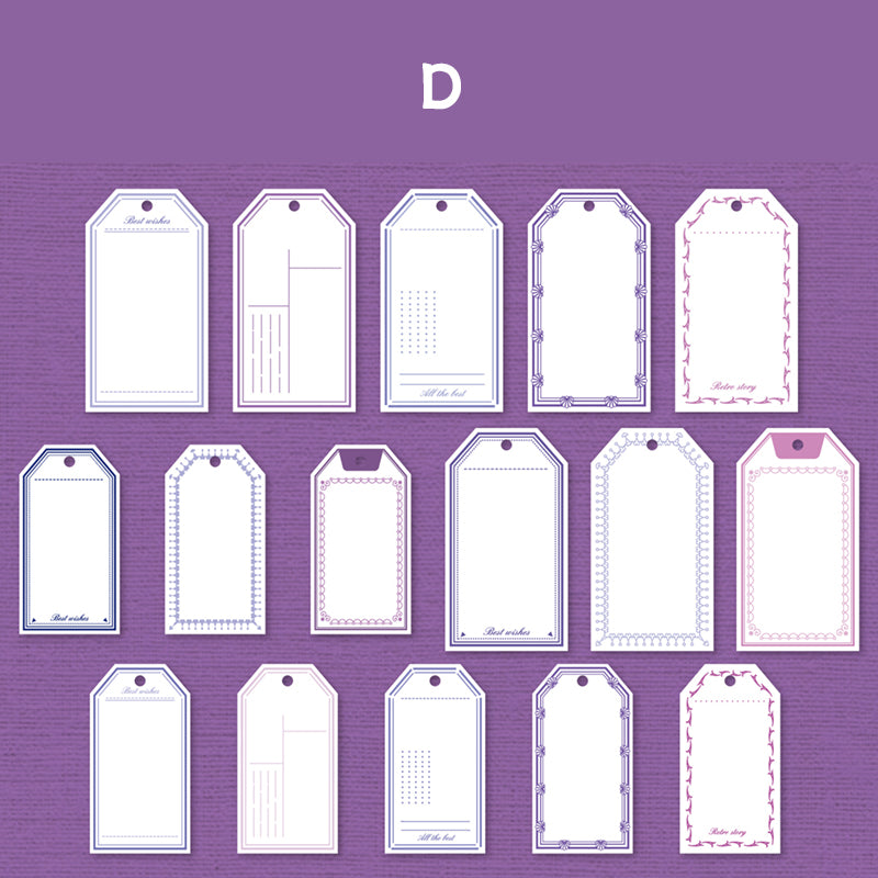 Vintage Journal Hangtags – Textured Paper Labels