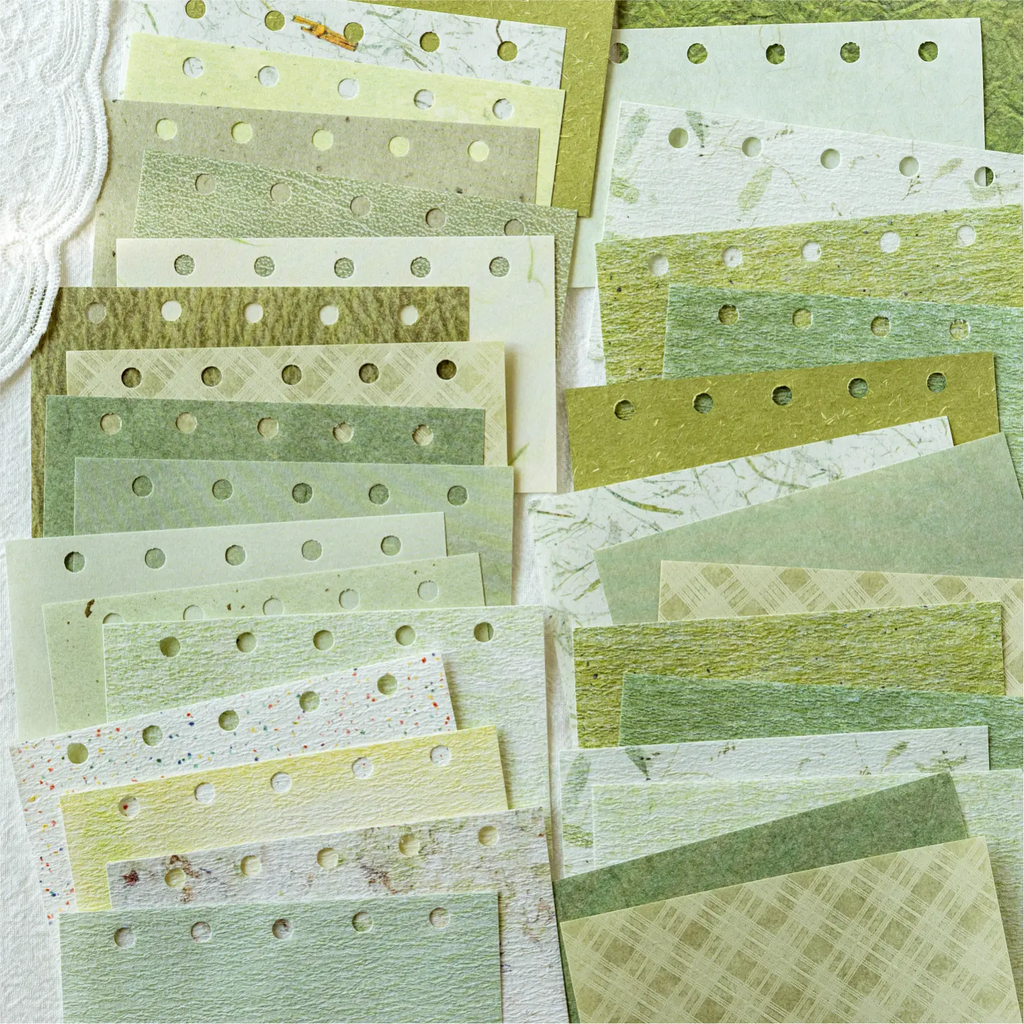 Vintage Journaling-Papier-Set | Scrapbooking-Papier für M5-Ordner