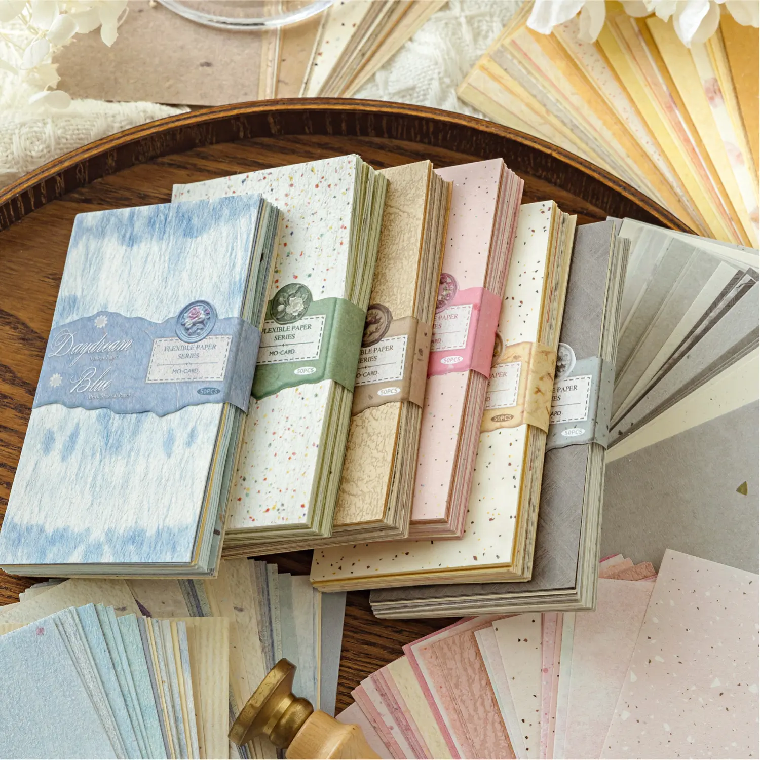 Vintage Journaling-Papier-Set | Scrapbooking-Papier für M5-Ordner