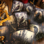 Papier de scrapbooking mystérieux vintage