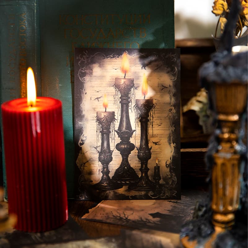 Vintage Mysterious Scrapbook Paper