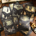 Papier de scrapbooking mystérieux vintage