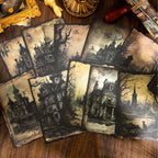 Papier de scrapbooking mystérieux vintage