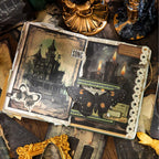 Papier de scrapbooking mystérieux vintage