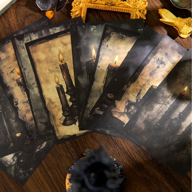 Vintage Mysterious Scrapbook Paper