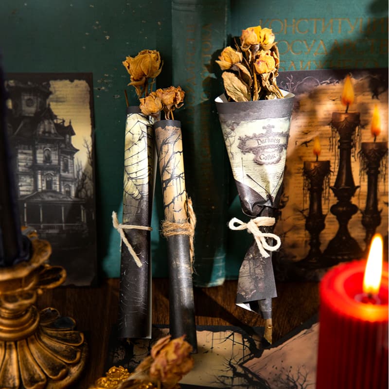 Vintage Mysterious Scrapbook Paper