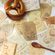 Autocollants d'éphémères en papier vintage