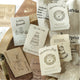 Autocollants d'éphémères en papier vintage