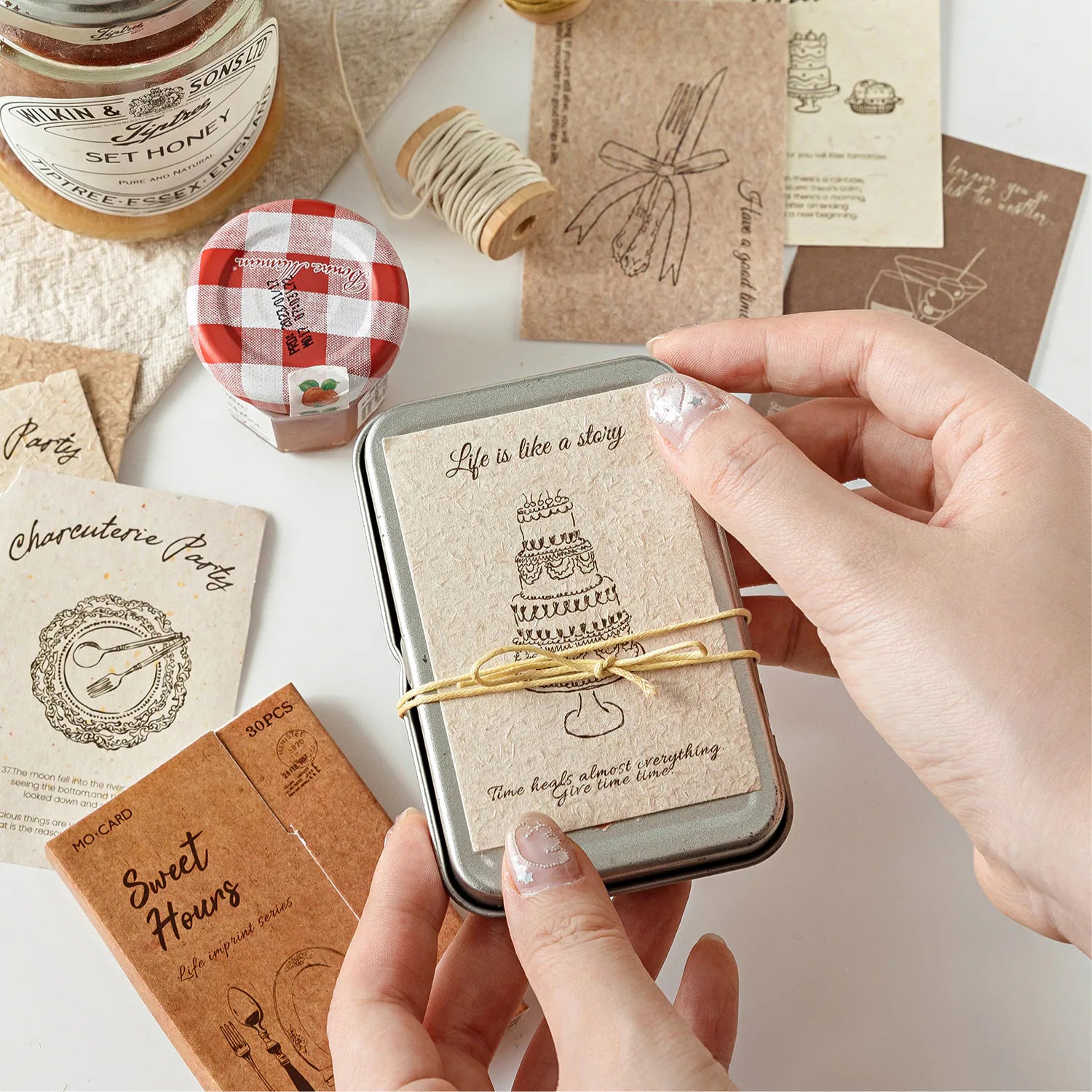 Vintage Paper Ephemera Stickers