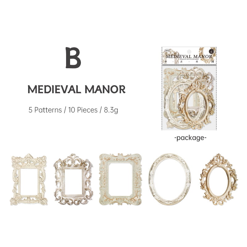 Vintage Picture Border Frames Paper