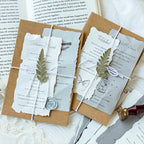 Vintage Poetry Word Paper – 30 Sheets for Journaling & Crafts