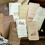 Vintage Poetry Word Paper – 30 Sheets for Journaling & Crafts