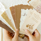 Vintage Poetry Word Paper – 30 Sheets for Journaling & Crafts