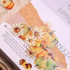 Vintage-Kürbis-Washi-Tape | Gestanztes Journaling-Tape
