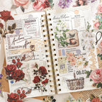 Vintage Rose Sticker